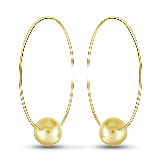 14K Gold Plated Earrings | Classic | Sterling Silver