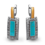Pendientes de moissanita para mujer | Plata de ley 925 con baño de oro de 18 quilates | Diseño conmovedor