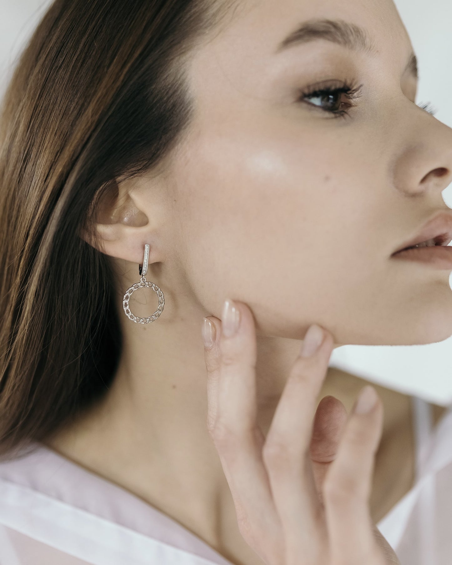 Cubic Zirconia Earrings | Elegant | Sterling Silver