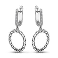 Cubic Zirconia Earrings | Elegant | Sterling Silver