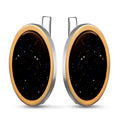 14K Gold Plated Earrings | Cairo Stone Elegant | Sterling Silver