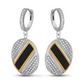 Black Onyx Earrings | Sterling Silver