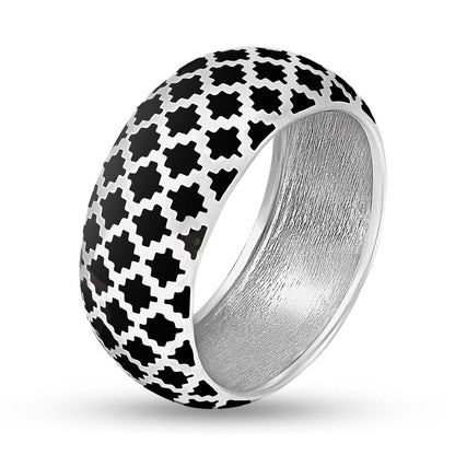 Enamel Ring | Elegant | Sterling Silver