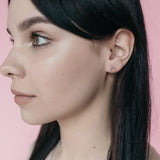 Simple Silver Stud Earrings for Daily Wear 1719E