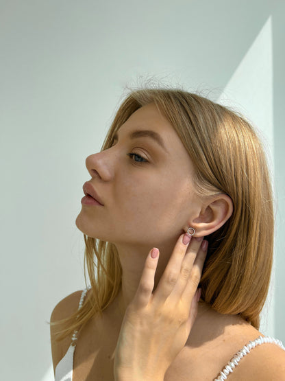 Sterling Silver Stud Earrings | Simple Daily Wear