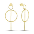 14K Gold Plated Drop Earrings | Classic | Sterling Silver