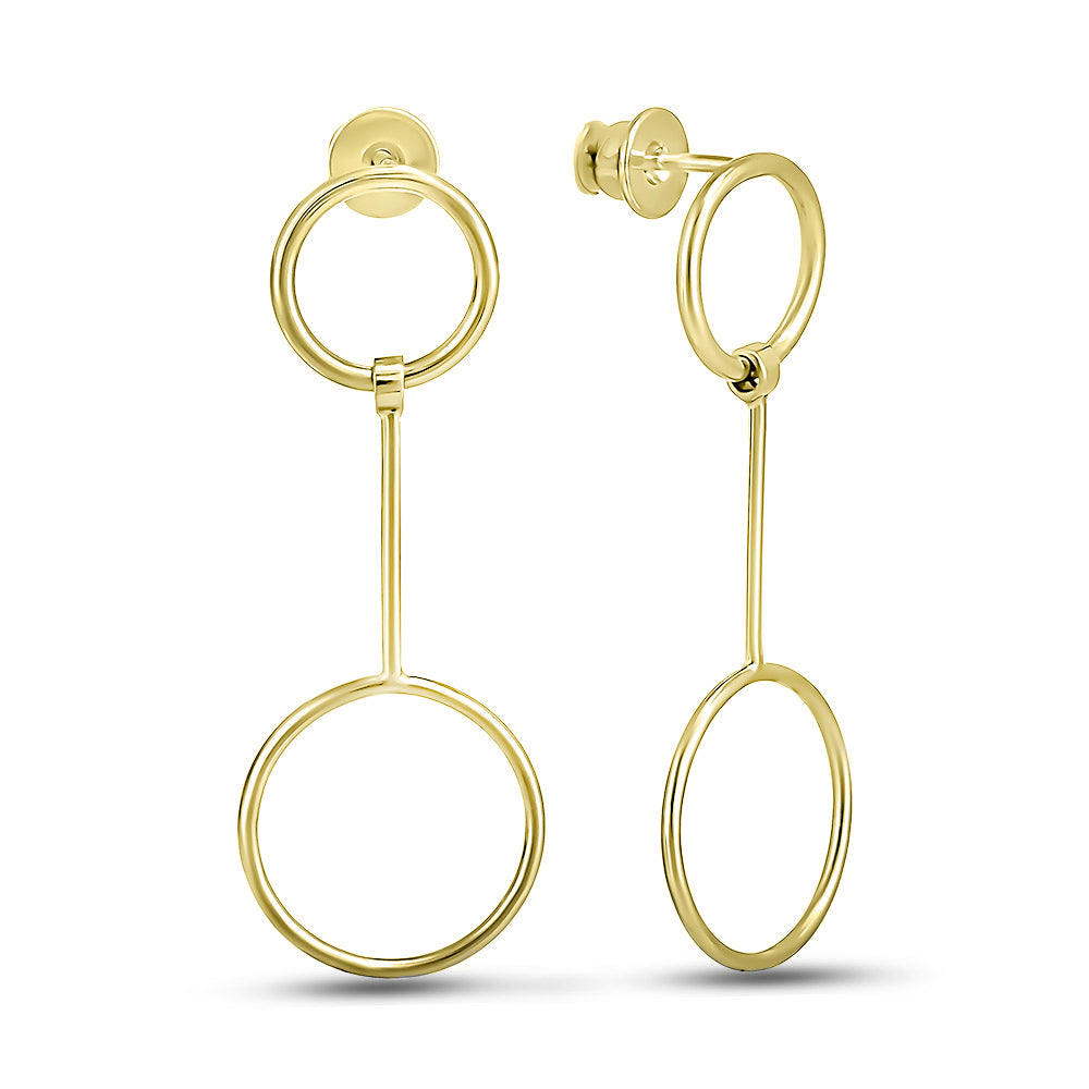 14K Gold Plated Earrings | Timeless | Sterling Silver