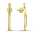 14K Gold Plated Stud Earrings | Refined Everyday | Sterling Silver