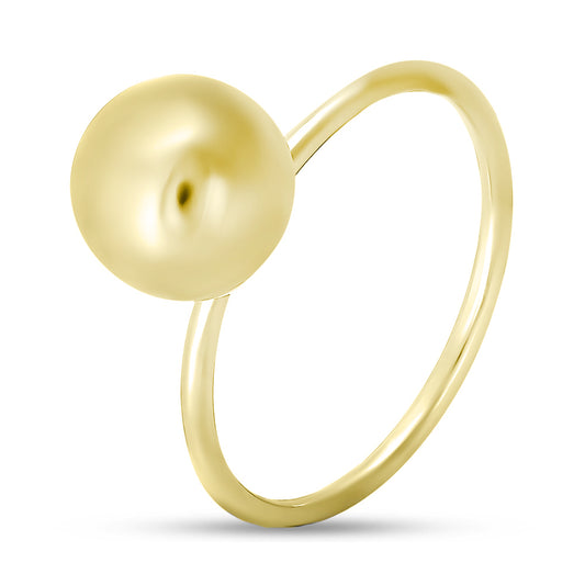 14K Gold Bonded Ring | Minimalist | Sterling Silver