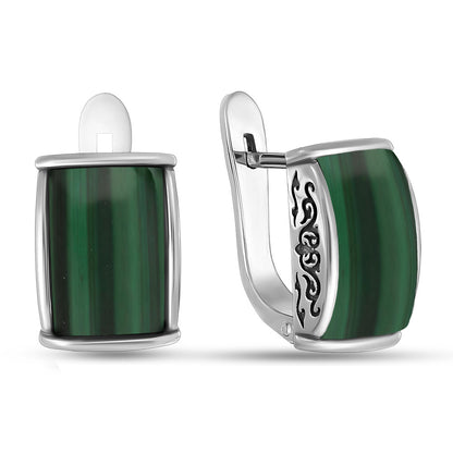 Pendientes de moissanita para mujer | Plata de ley 925 con baño de oro de 18 quilates | Diseño conmovedor