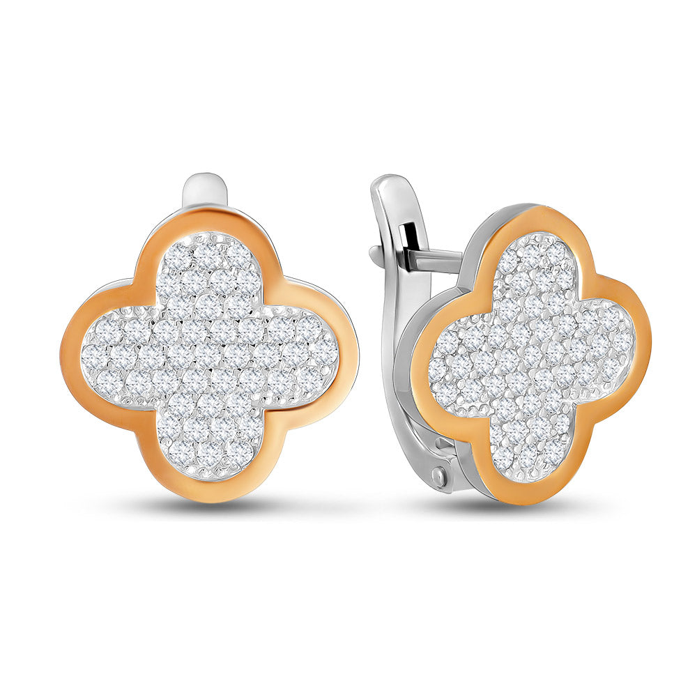 14K Gold Plated Earrings | Elegant | Sterling Silver