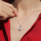 Moissanite  Necklace Pendant – Desire Style with 18K Gold Plating
