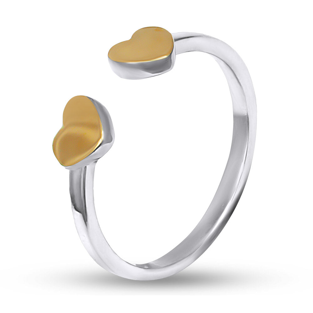 14K Gold Bonded Ring | Sterling Silver