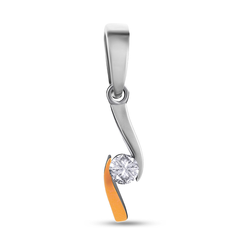 Pendientes de moissanita para mujer | Plata de ley 925 con baño de oro de 18 quilates | Diseño conmovedor
