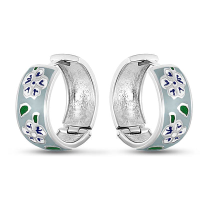 Pendientes de moissanita para mujer | Plata de ley 925 con baño de oro de 18 quilates | Diseño conmovedor