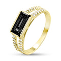 14K Gold Bonded Ring | Elegant | Sterling Silver