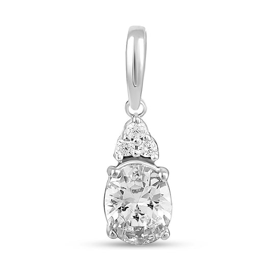 Pendientes de moissanita para mujer | Plata de ley 925 con baño de oro de 18 quilates | Diseño conmovedor