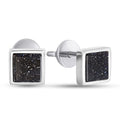 Sterling Silver Stud Earrings | Cairo Stone Minimalist