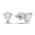 Cubic Zirconia Stud Earrings | Minimalist Classic | Sterling Silver