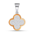 Pendientes de moissanita para mujer | Plata de ley 925 con baño de oro de 18 quilates | Diseño conmovedor
