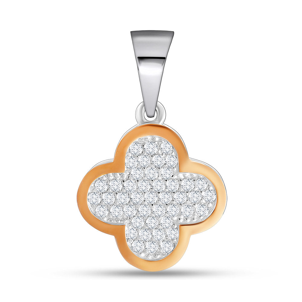 Pendientes de moissanita para mujer | Plata de ley 925 con baño de oro de 18 quilates | Diseño conmovedor