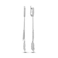 Cubic Zirconia Drop Earrings | Elegant | Sterling Silver