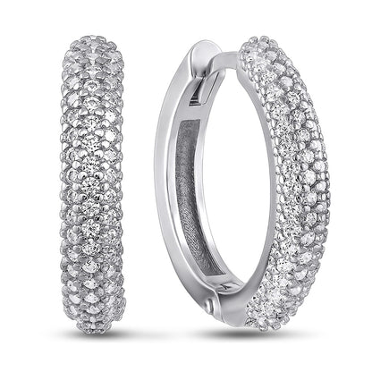 Cubic Zirconia Earrings | Classic | Sterling Silver