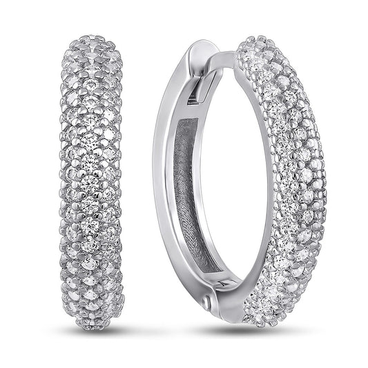 Cubic Zirconia Earrings | Classic | Sterling Silver