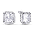 Cubic Zirconia Stud Earrings | Classic | Sterling Silver