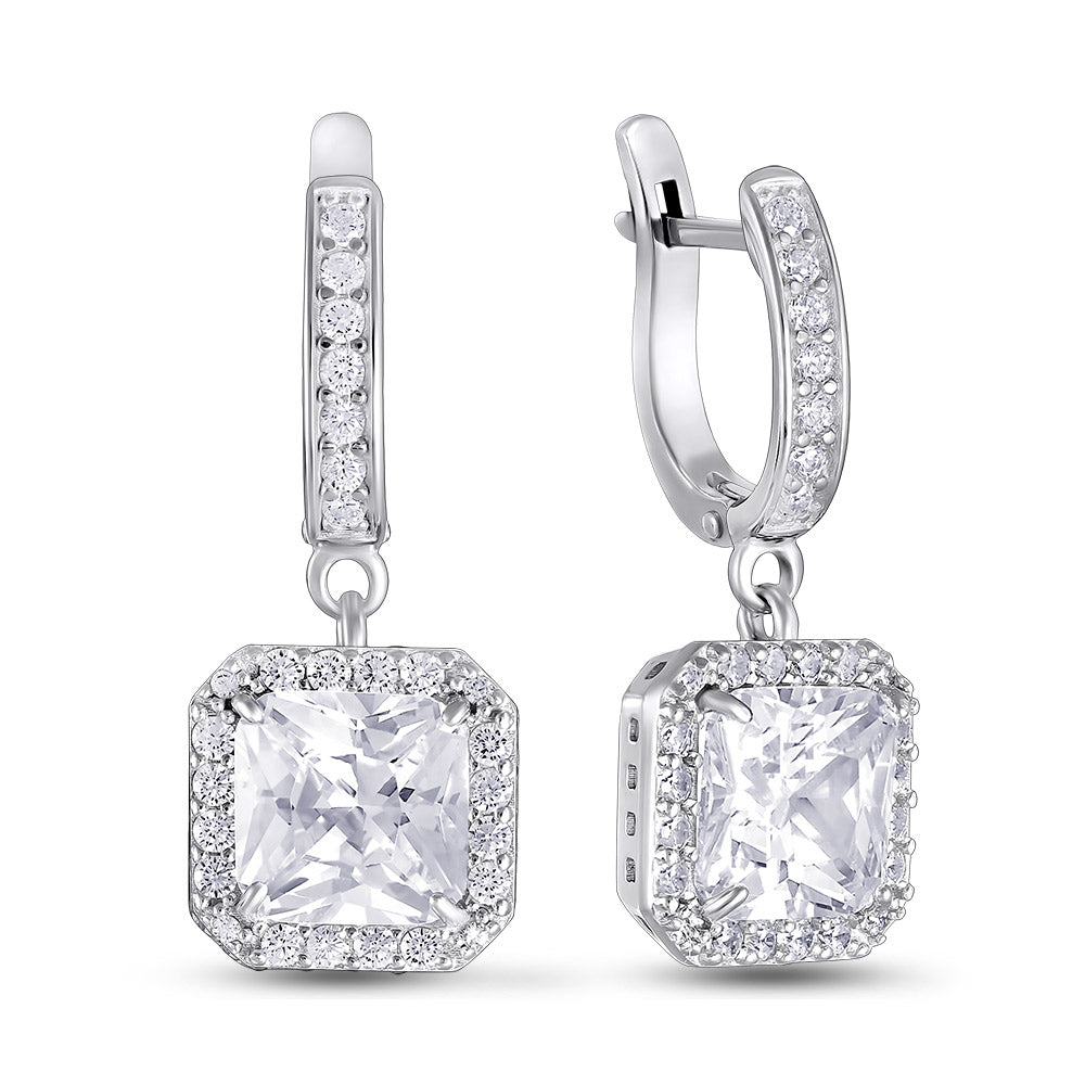 Cubic Zirconia Earrings | Timeless | Sterling Silver
