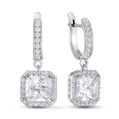 Cubic Zirconia Earrings | Timeless | Sterling Silver