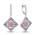 Cubic Zirconia Earrings | Rose Timeless | Sterling Silver