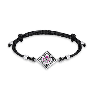 Enamel Bracelet Black Enamel Elegant, sterling silver