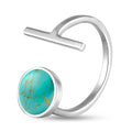 Turquoise Ring | Minimalist | Sterling Silver