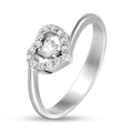 Cubic Zirconia Ring | Minimalist | Sterling Silver