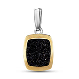 Classic Pendant with Night of Cairo in Solid Gold over 925 Silver 255/1P