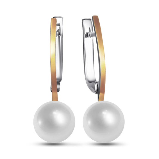 14K Gold Plated Earrings | Elegant | Sterling Silver