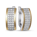 14K Gold Plated Earrings | Carolina | Sterling Silver