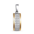 Pendientes de moissanita para mujer | Plata de ley 925 con baño de oro de 18 quilates | Diseño conmovedor