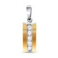 Pendientes de moissanita para mujer | Plata de ley 925 con baño de oro de 18 quilates | Diseño conmovedor
