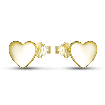 14K Gold Plated Earrings | Coating Minimalist | Sterling Silver