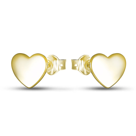 14K Gold Plated Earrings | Coating Minimalist | Sterling Silver