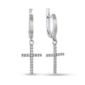 Cubic Zirconia Earrings | Minimalist | Sterling Silver