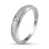 Delicate Silver Ring with Clear Cubic Zirconia 2003R