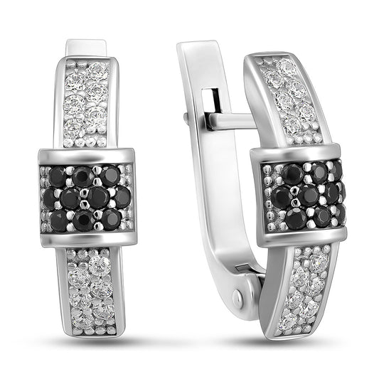 Cubic Zirconia Earrings | Classic | Sterling Silver