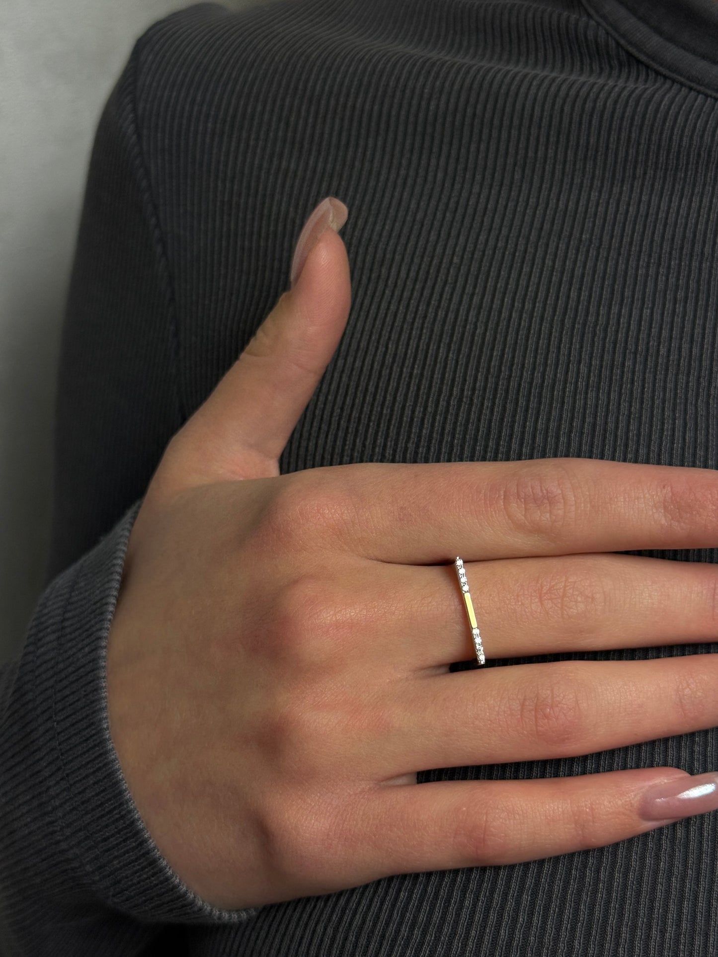 14K Gold Bonded Ring | Sterling Silver