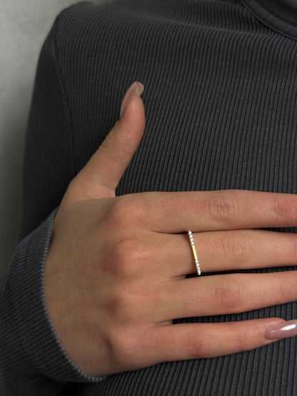 14K Gold Bonded Ring | Sterling Silver