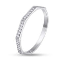 Cubic Zirconia Ring | Delicate | Sterling Silver