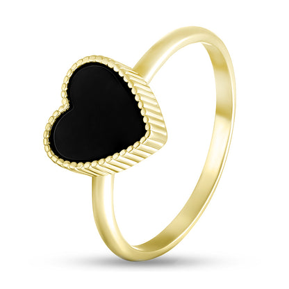 Black Onyx Ring | Black Onyx Elegant | Sterling Silver