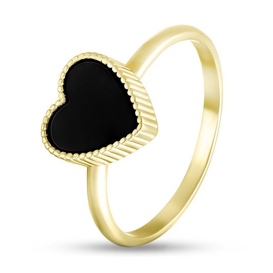 Black Onyx Ring | Black Onyx Elegant | Sterling Silver